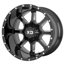 XD Series Mammoth 20X10 ET-18 6X135/139.7 106.25 Gloss Black Milled